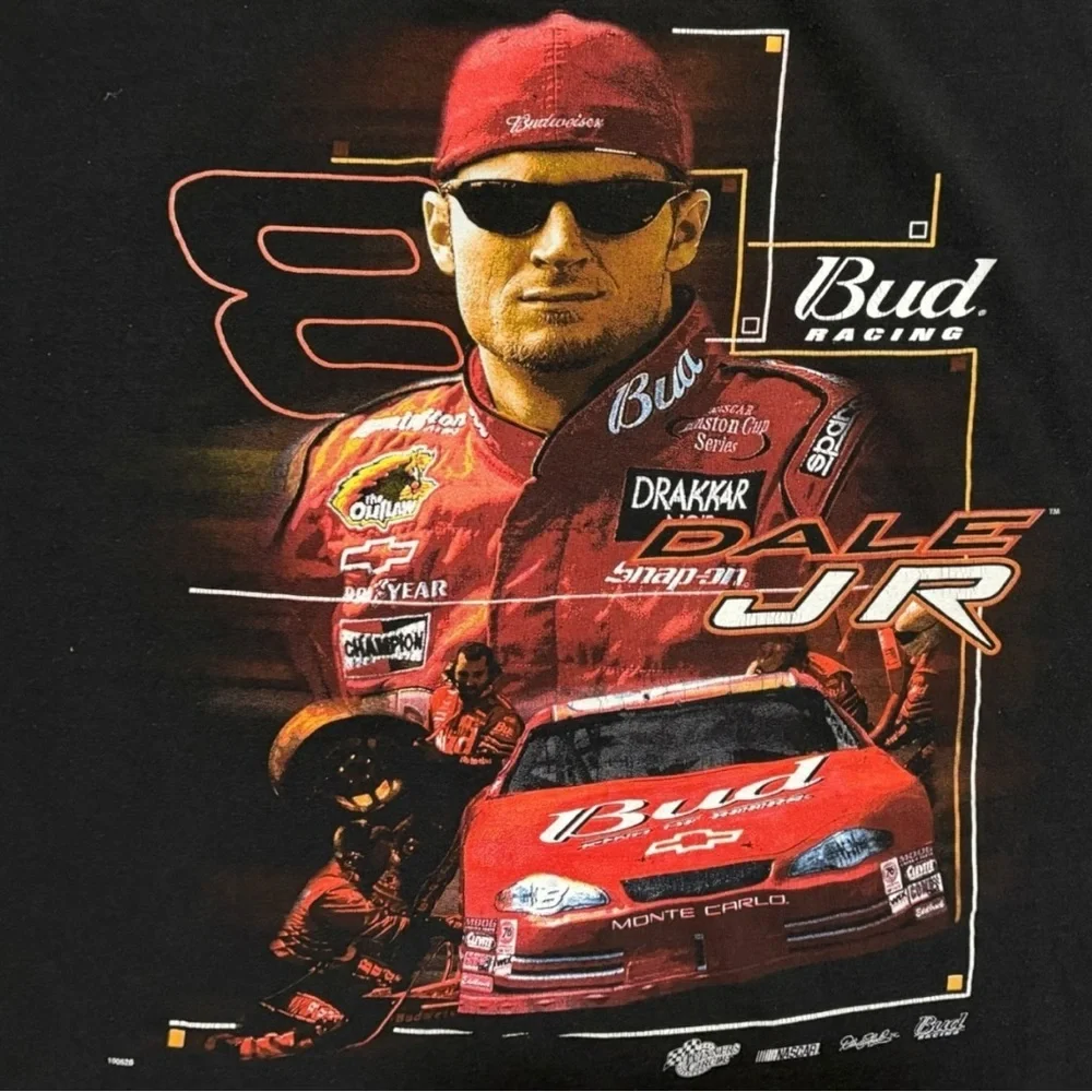 Y2K Dale Jr. NASCAR Long Sleeve Tee